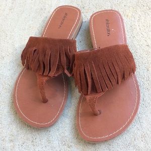 Suede sandals